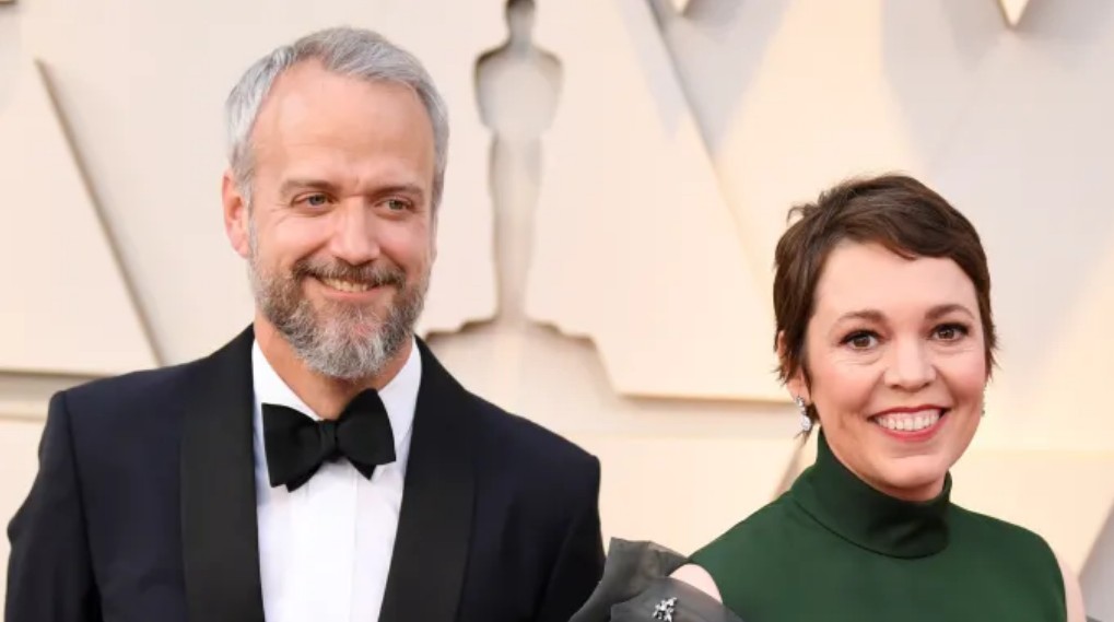 Olivia Colman and Ed Sinclair